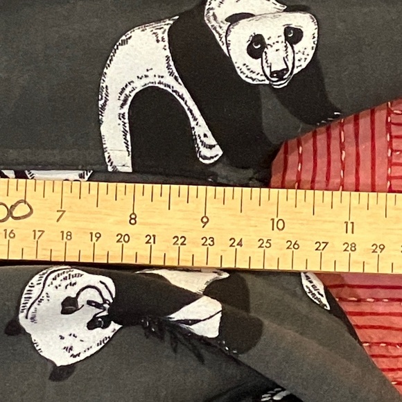 Women’s XS / S cozy Panda print thick fleece Leggings - Picture 7 of 16